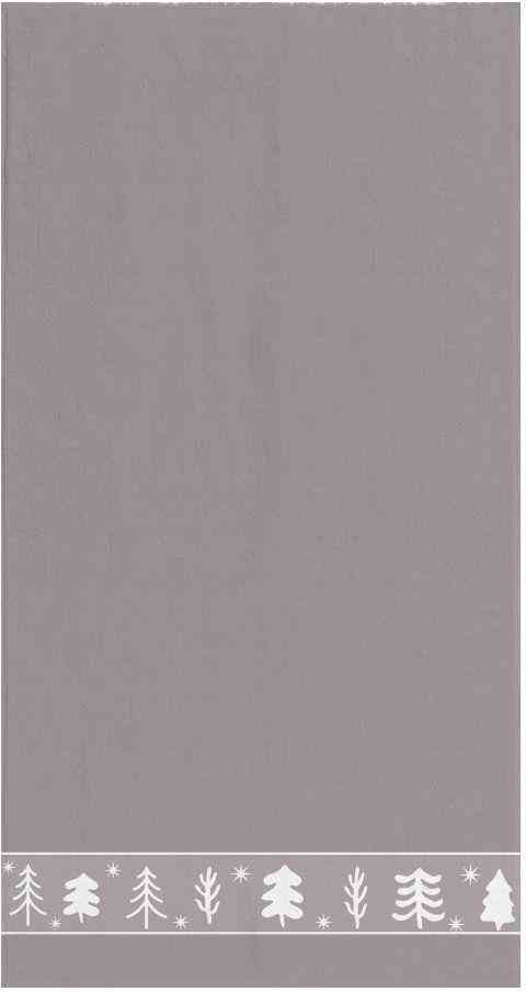 

Полотенце махровое Елочки цвет серый