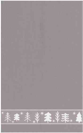 Полотенце махровое Елочки цвет серый 292₽