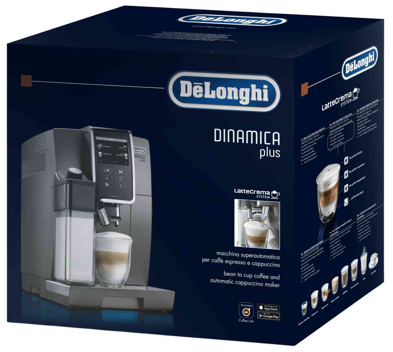 Кофемашина автоматическая delonghi 370.95. Кофемашина Delonghi dinamica Plus ECAM 370.95.T.