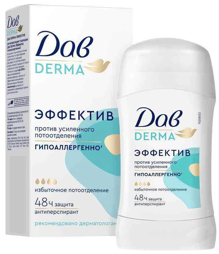 

Антиперспирант стик Дав Derma эффектив