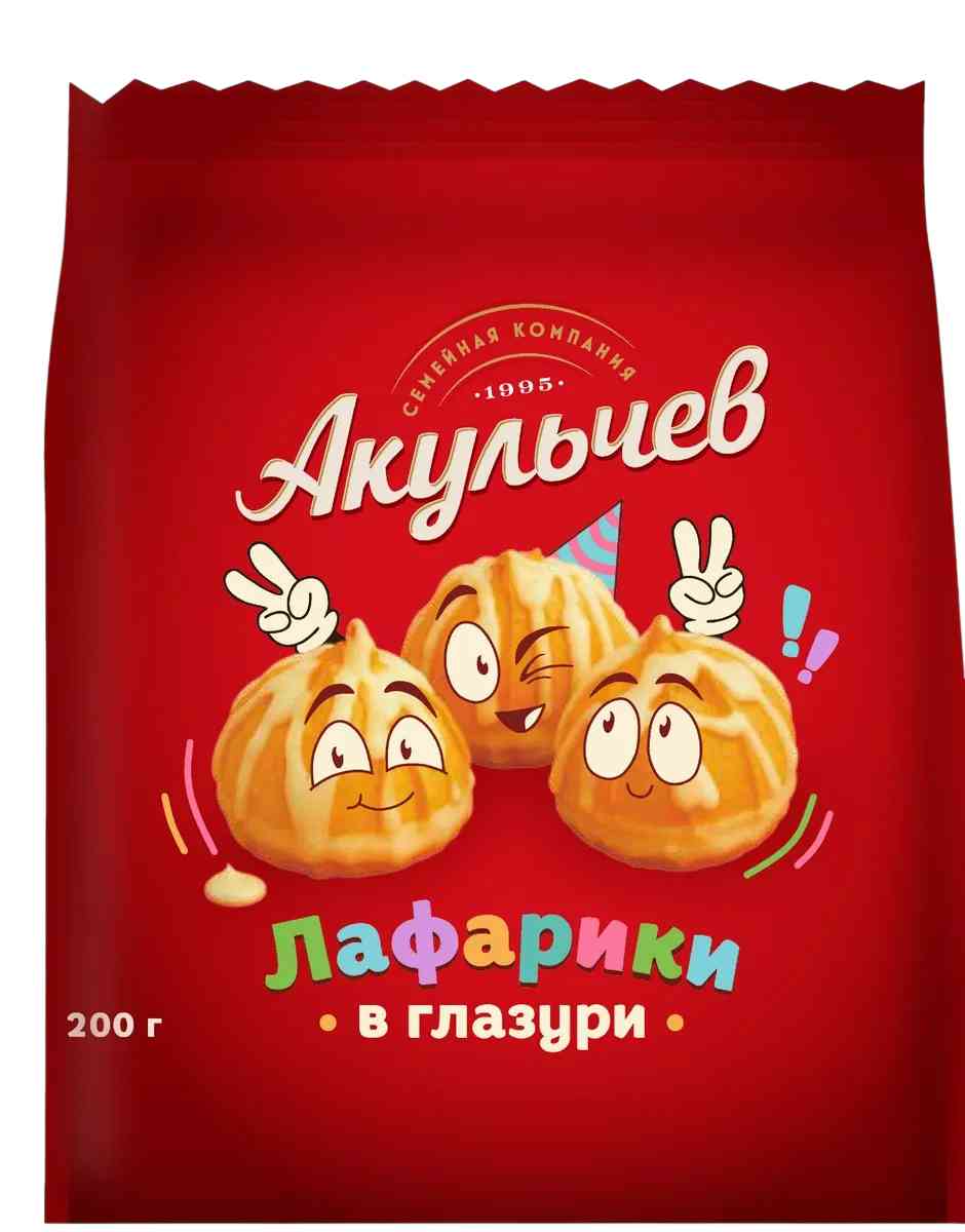 Лафарики Акульчев в белой глазури