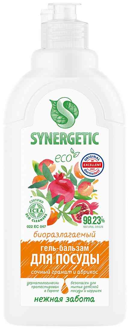 

Гель-бальзам для мытья посуды Synergetic