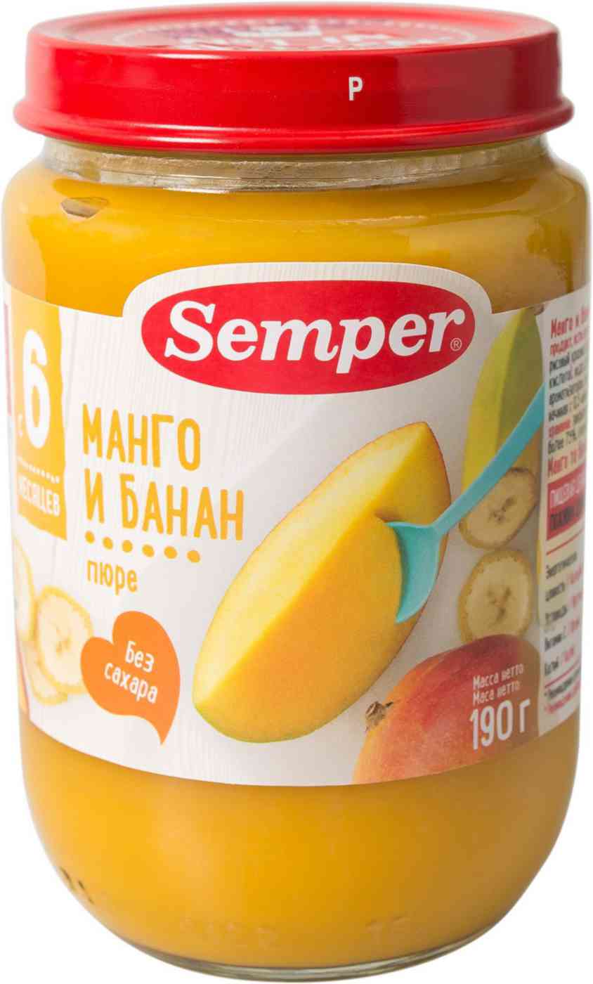 Пюре фруктовое Semper 199₽