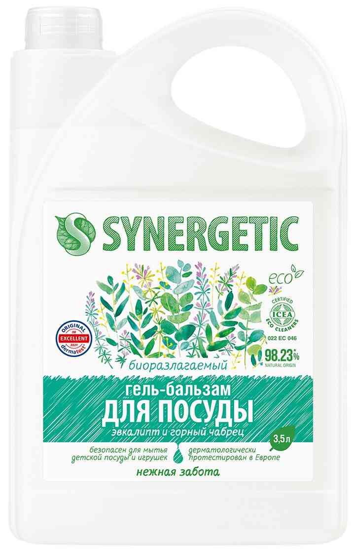 

Гель-бальзам для мытья посуды Synergetic