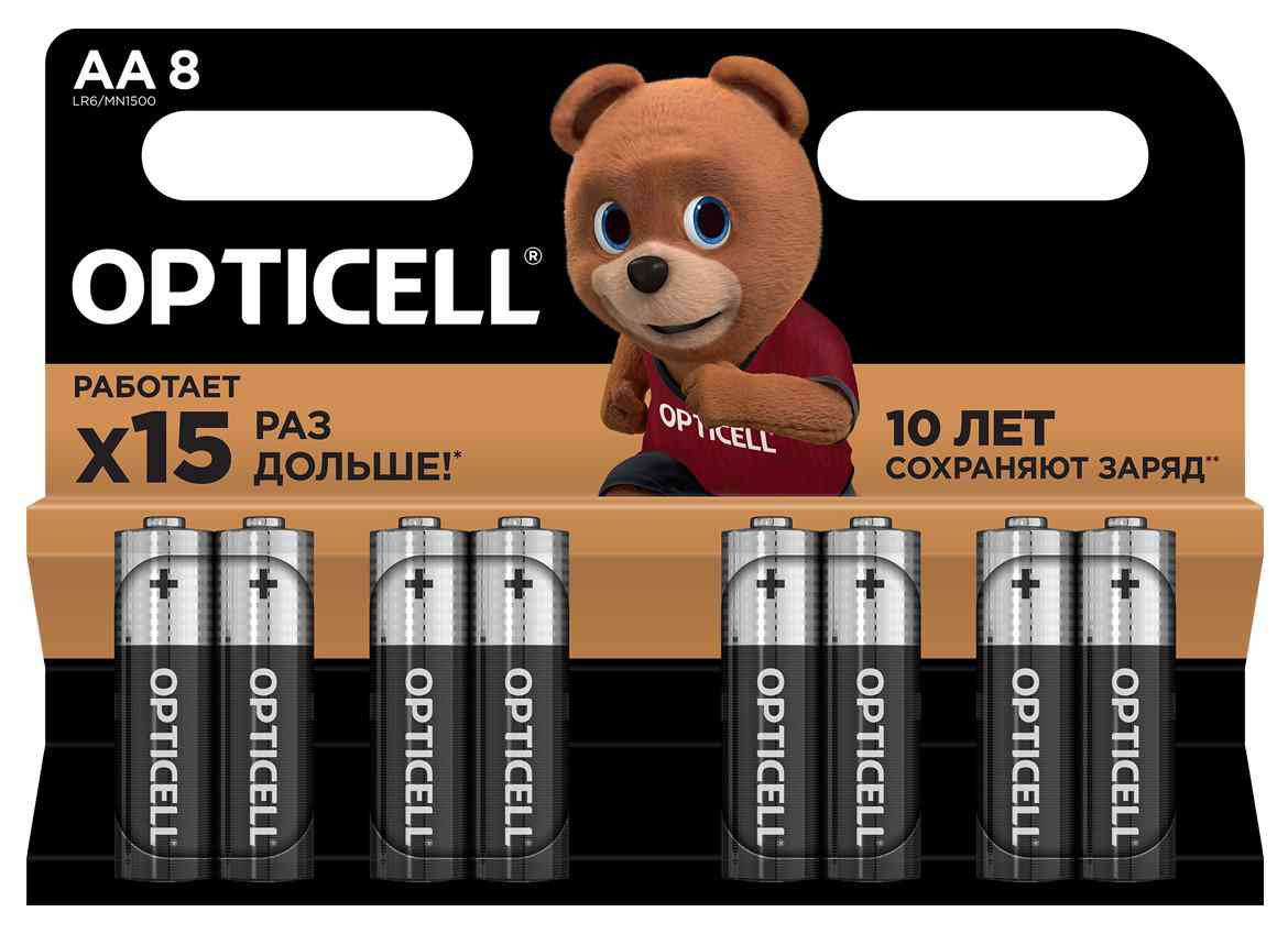 Батарейки алкалиновые Opticell 619₽