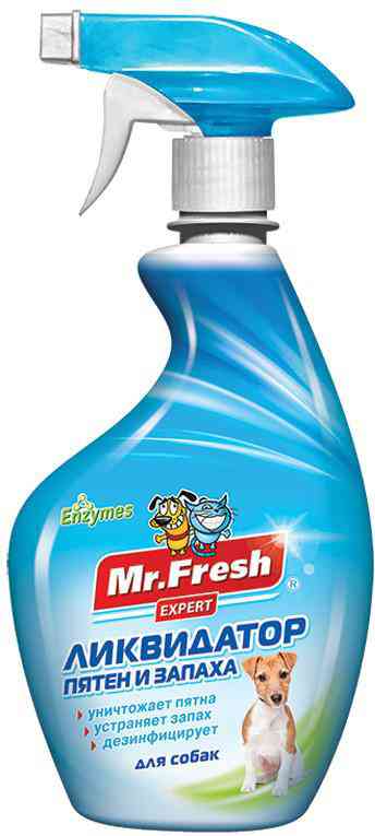 

Ликвидатор пятен и запаха для собак Mr. Fresh