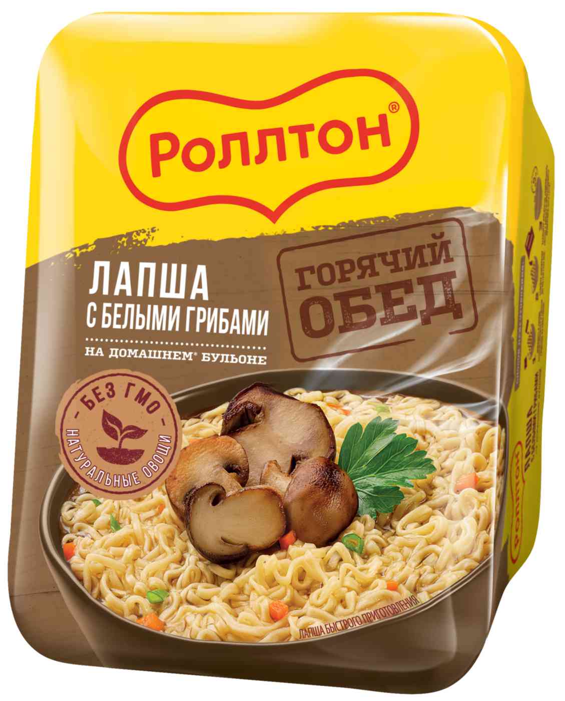 

Лапша по-домашнему быстрого приготовления Роллтон Постное меню с белыми грибами
