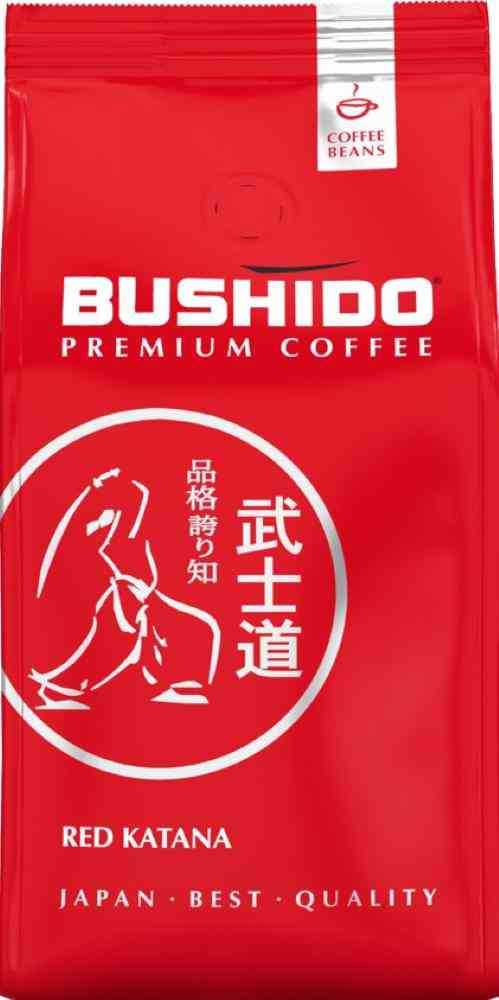 Кофе в зёрнах Bushido Red katana 800₽