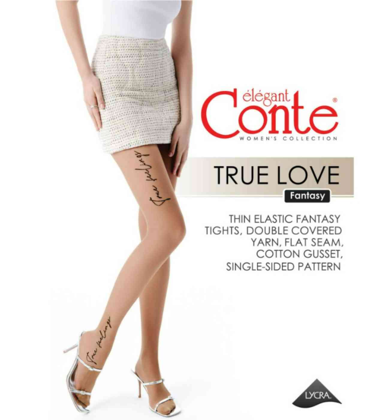 

Колготки женские Fantasy True love, 30 den, цвет черный