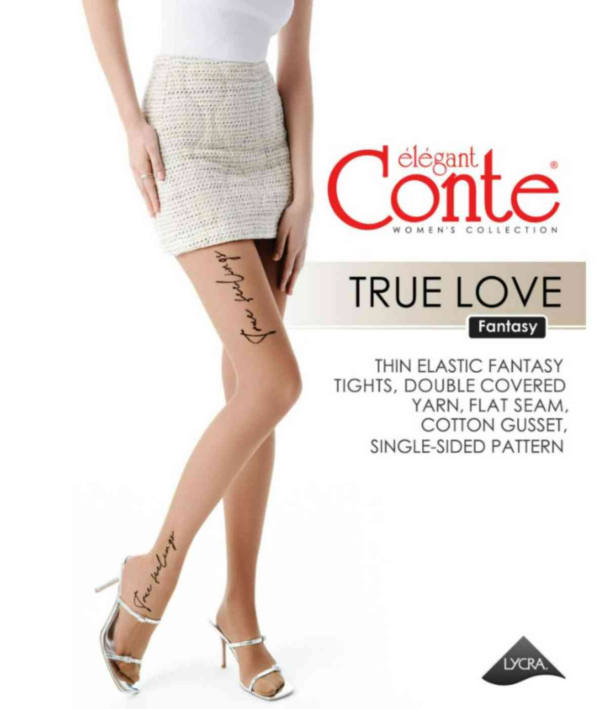 

Колготки женские Fantasy True love, 30 den, цвет черный