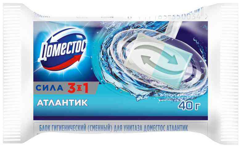 

Блок для унитаза сменный Доместос