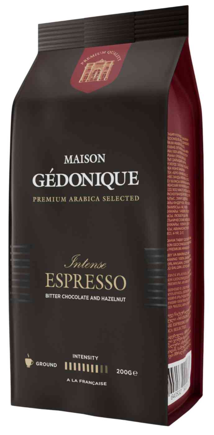 Кофе молотый Maison Gedonique Intense Espresso средняя обжарка