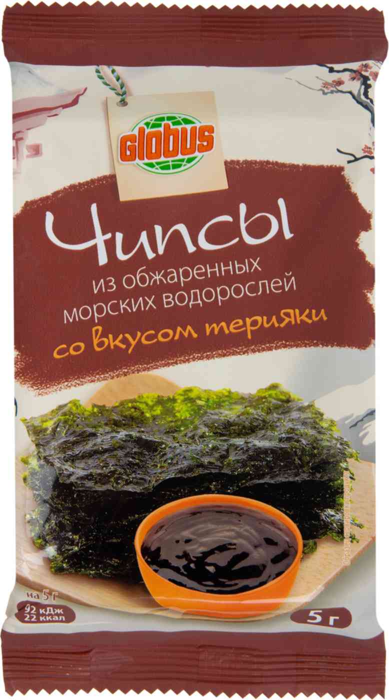 Чипсы нори Глобус Терияки