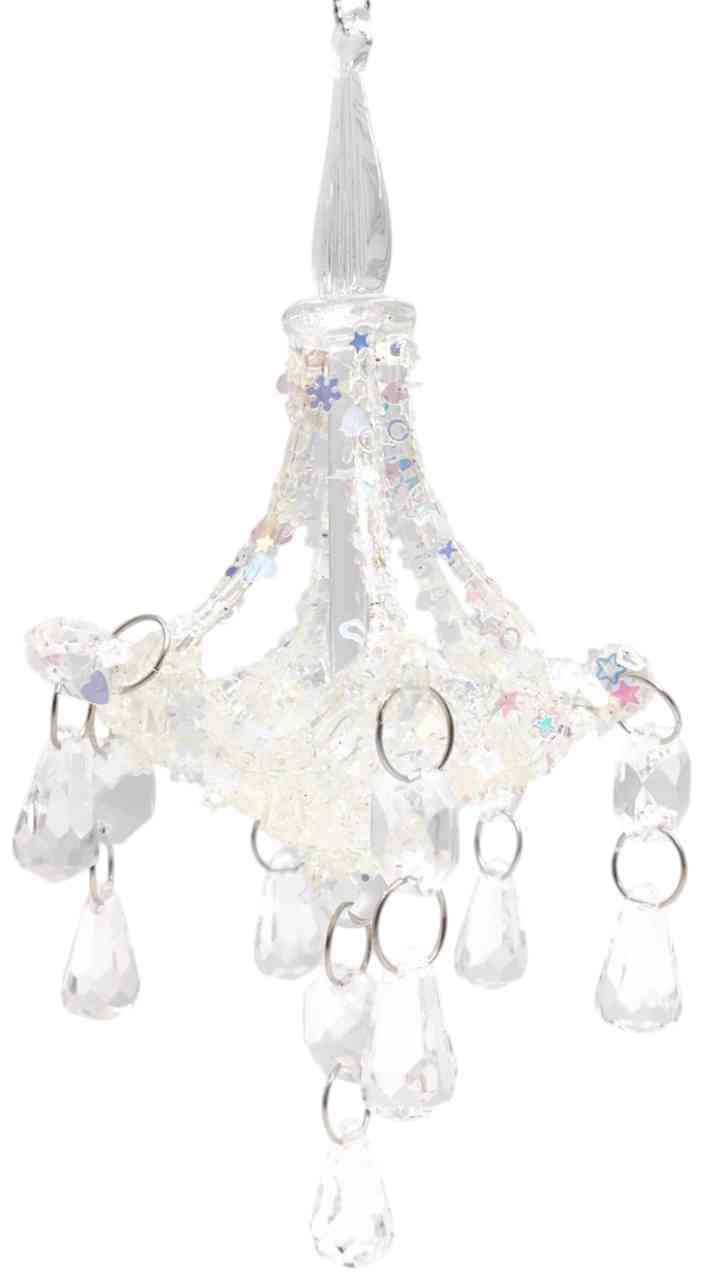 

Ёлочное украшение Люстра, стекло