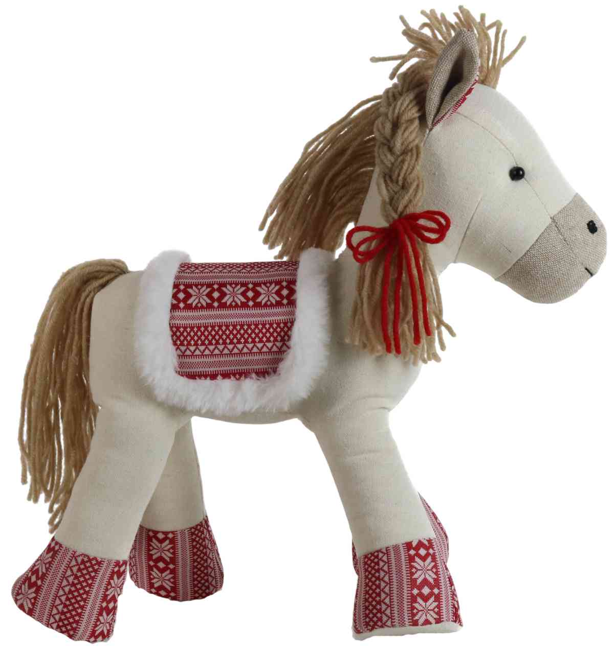 

Фигура новогодняя Лошадка с седлом