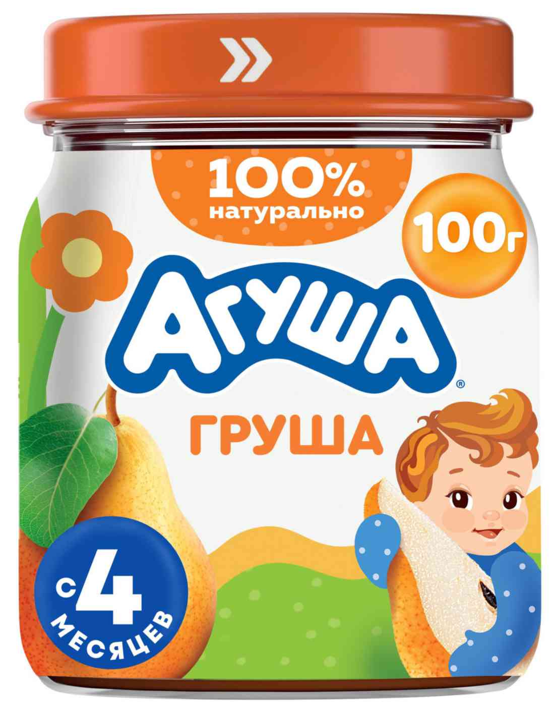 

Пюре Агуша груша с 4 месяцев