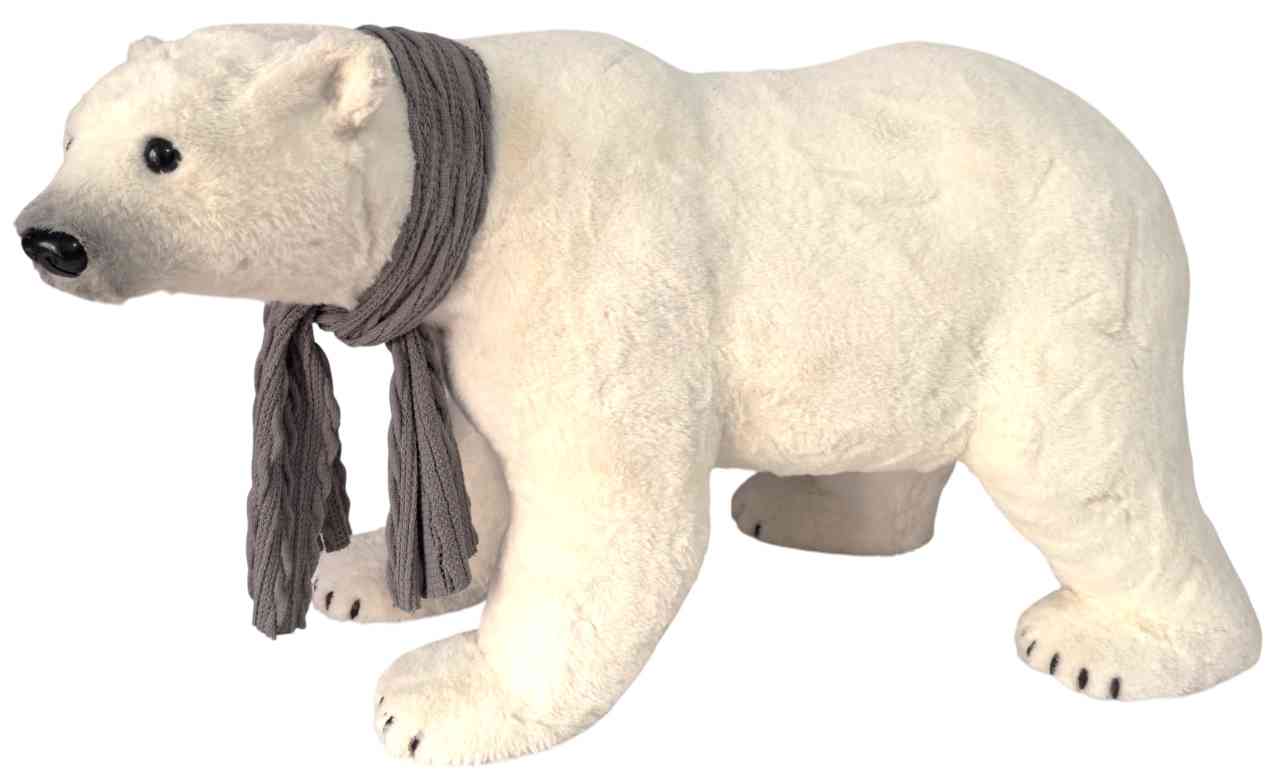 

Фигура новогодняя Медведь с шарфом