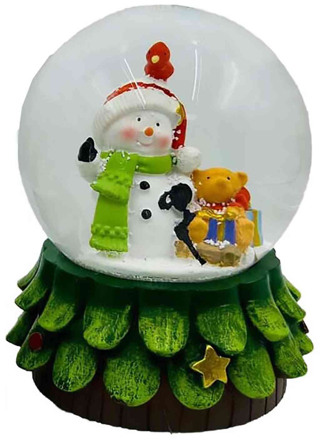 

Декоративное украшение Шар водяной Снеговик