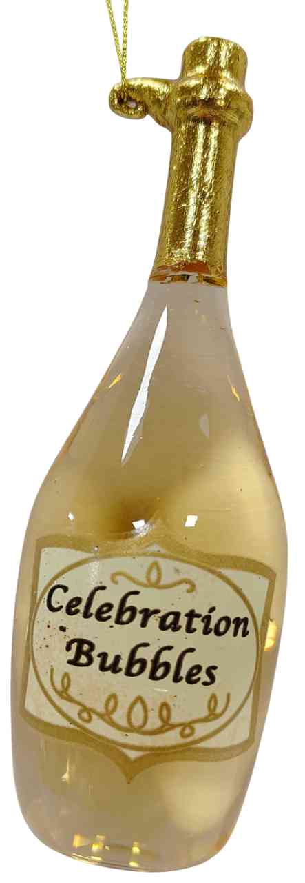 

Ёлочное украшение Шампанское, стекло