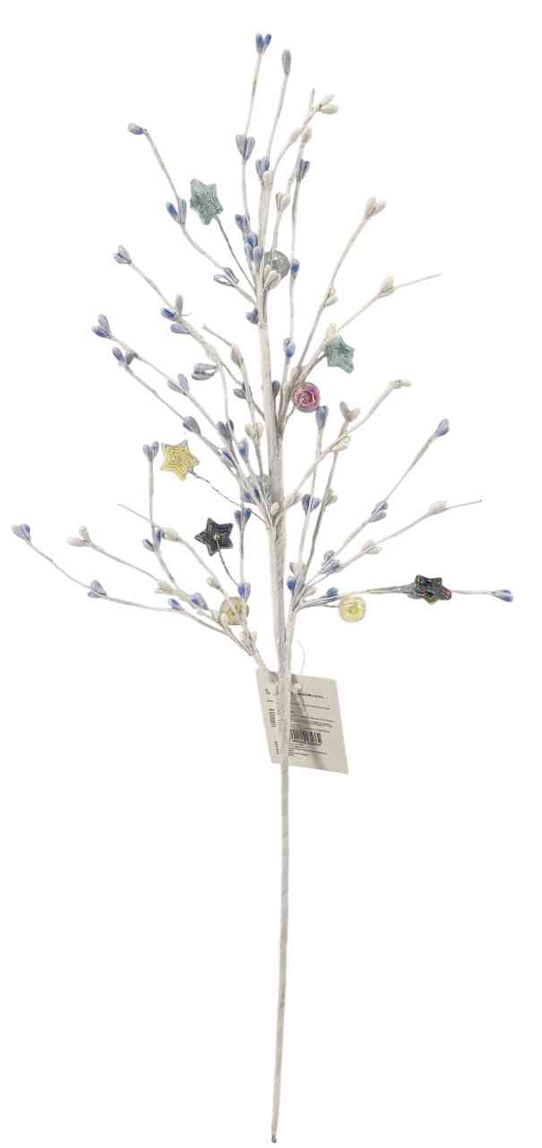 

Ветка декоративная разноцветная с бусинами