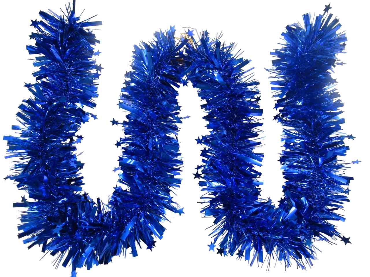 

Мишура новогодняя синяя