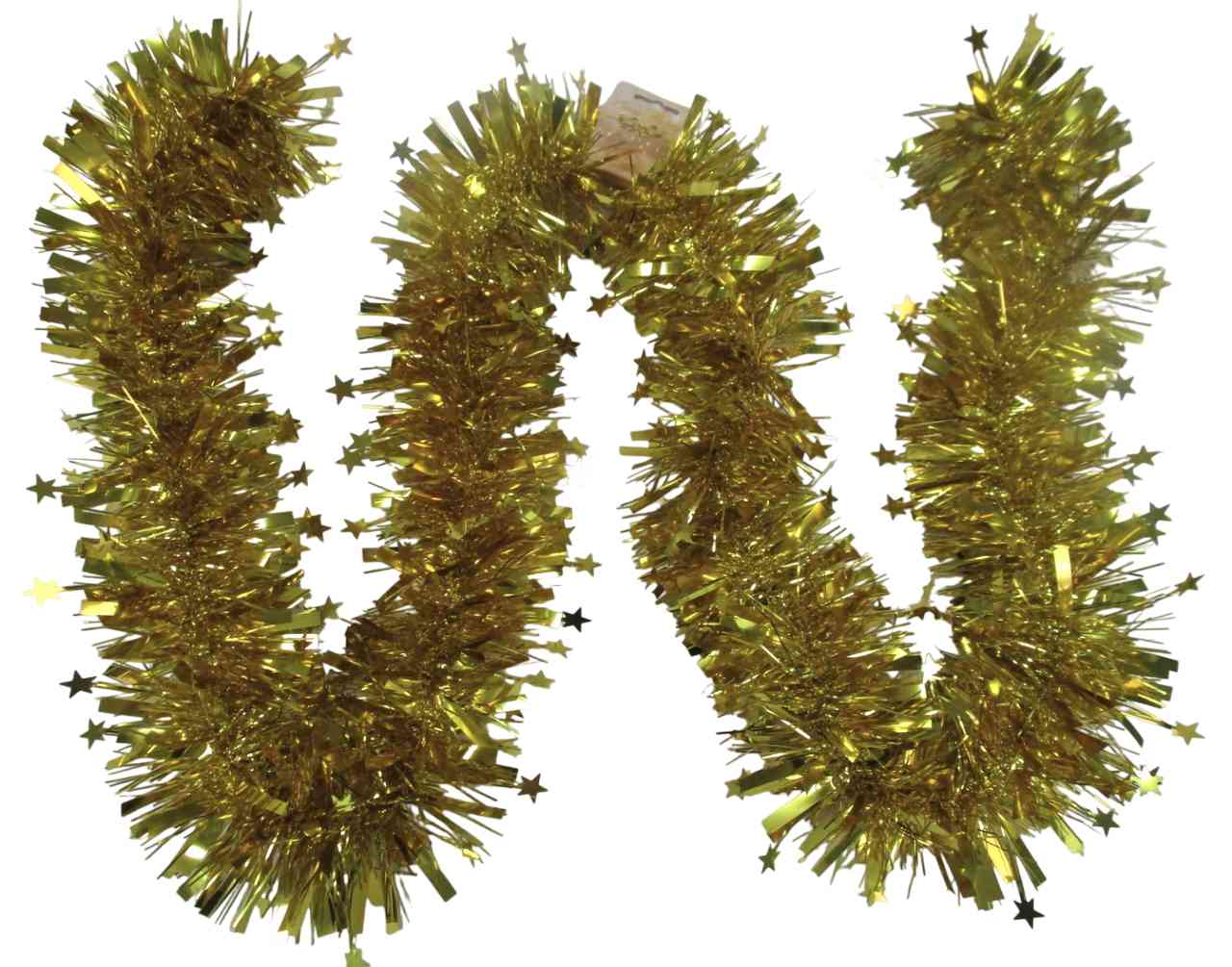 

Мишура новогодняя золотистая