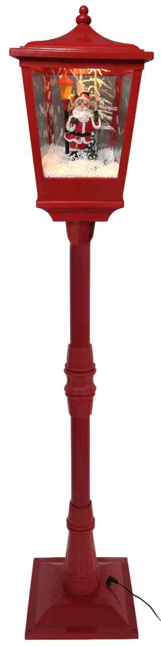 

Декоративное украшение Фонарь Санта с подсветкой
