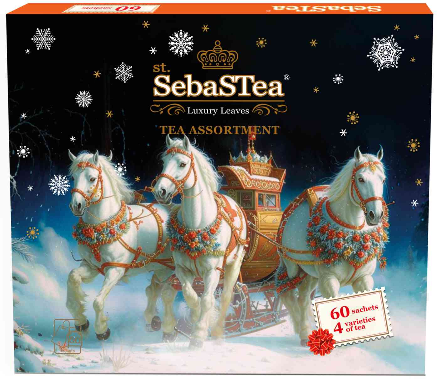 

Набор чая SebaSTea Troyka 60 пакетиков в ассортименте