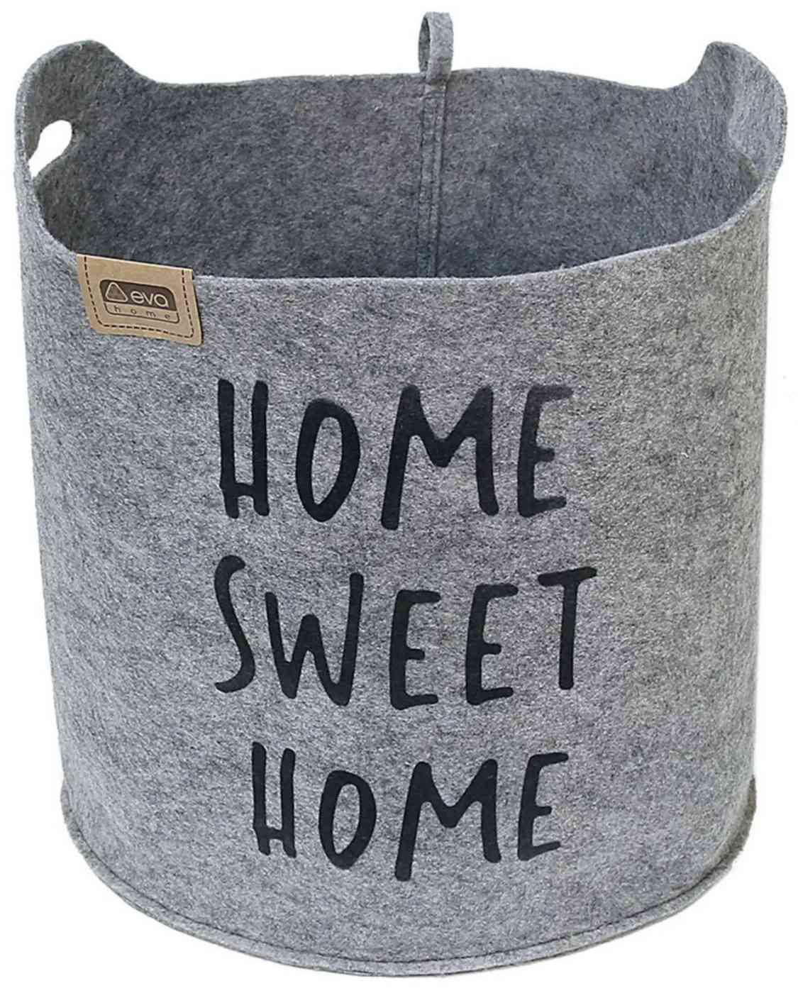 

Органайзер для хранения фетровый Eva Home Sweet Home цилиндрический 32 л