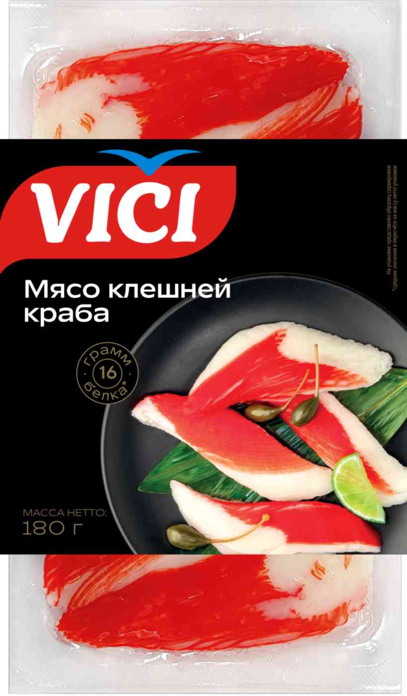 

Мясо клешней краба имитированное Vici