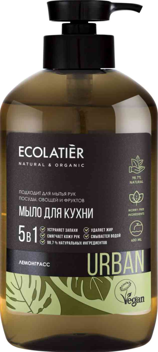 

Жидкое мыло для кухни 5 в 1 Ecolatier