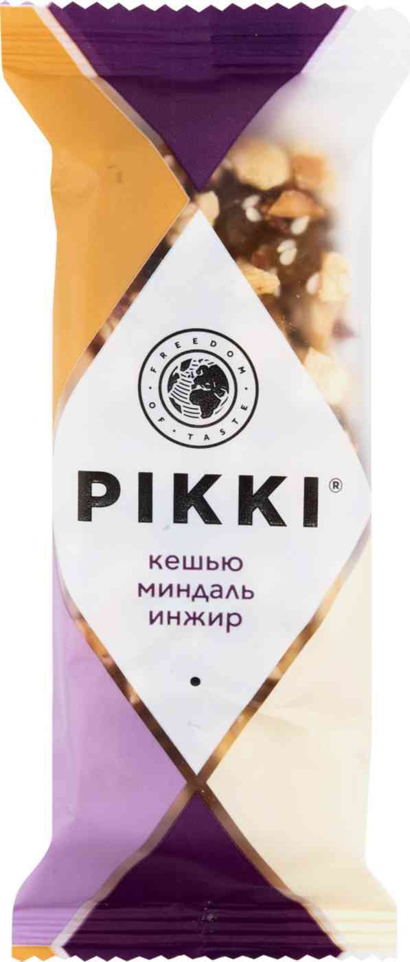 Батончик орехово-фруктовый Pikki