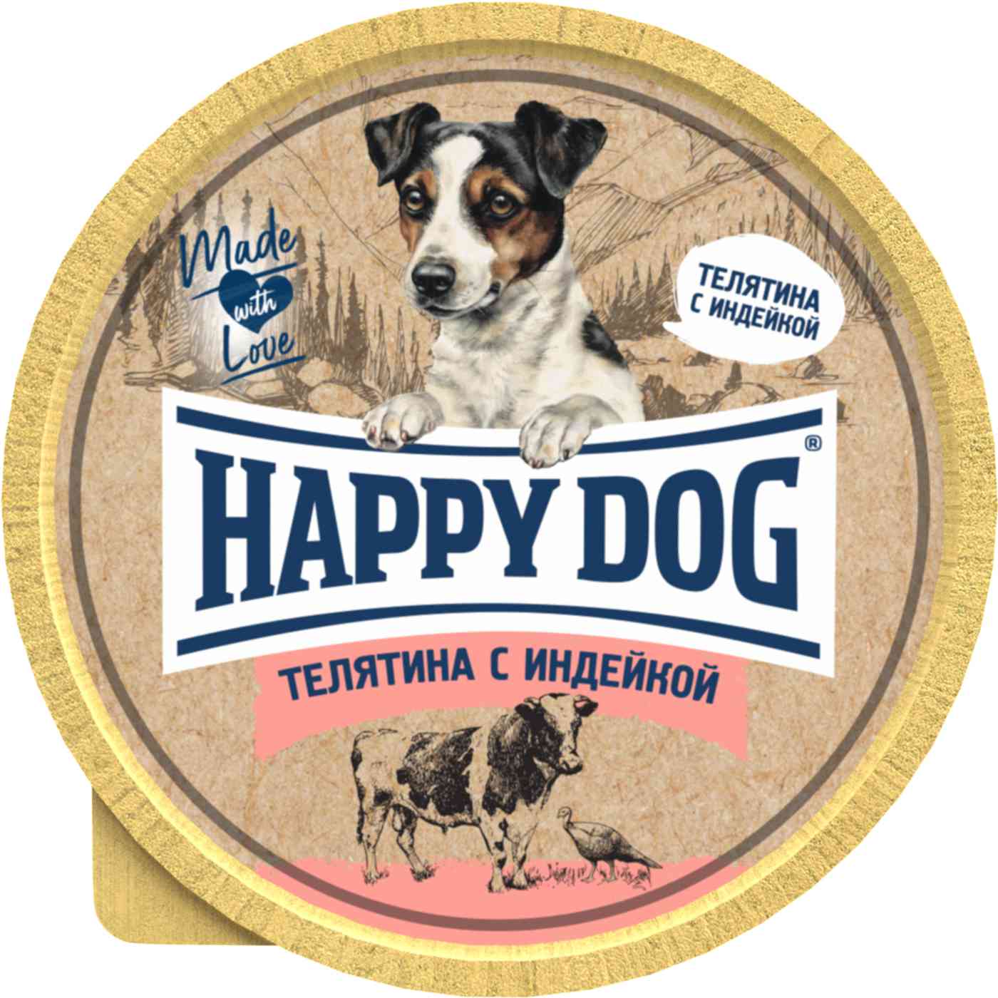 

Влажный корм для собак с чувствительным пищеварением Happy Dog