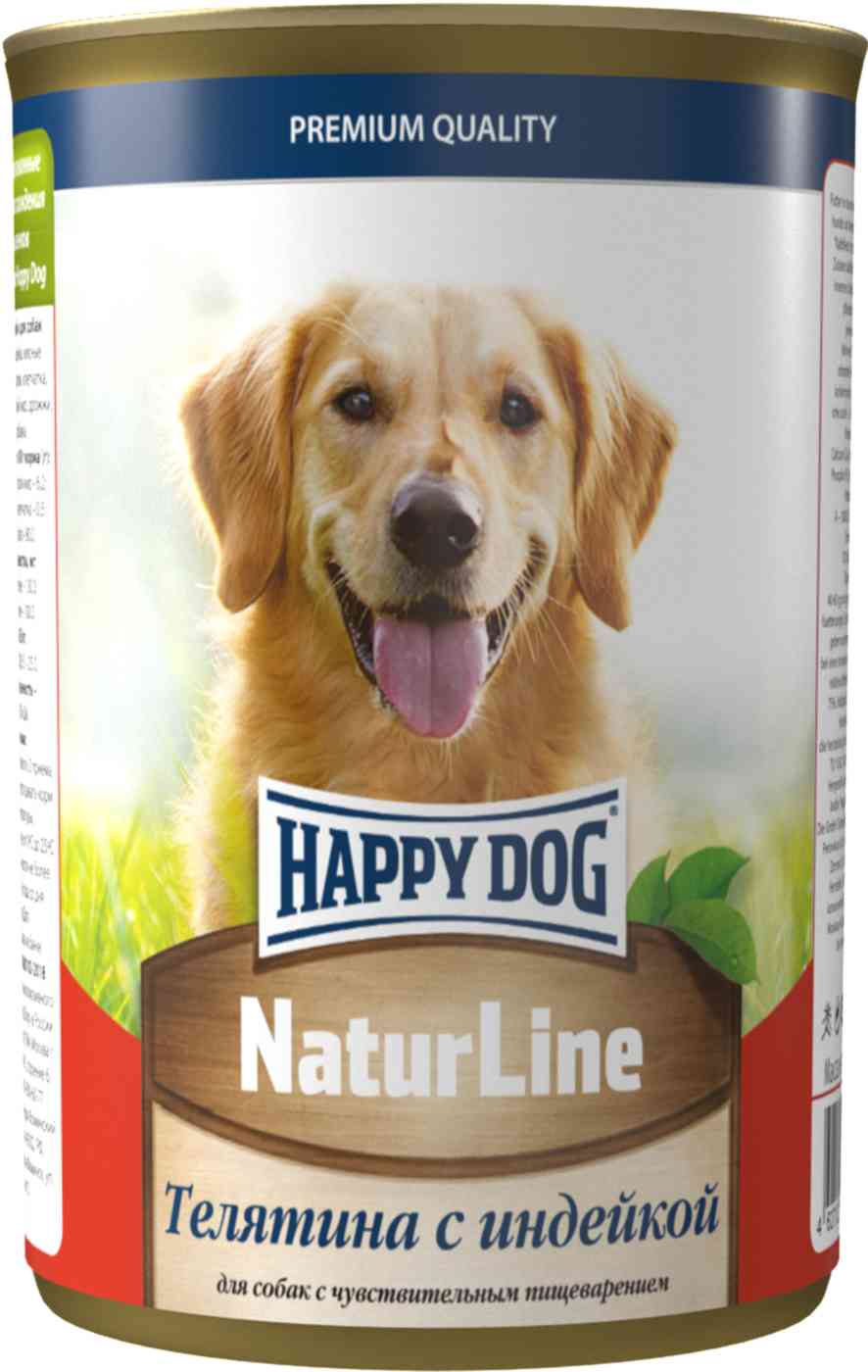 

Влажный корм для собак с чувствительным пищеварением Happy Dog
