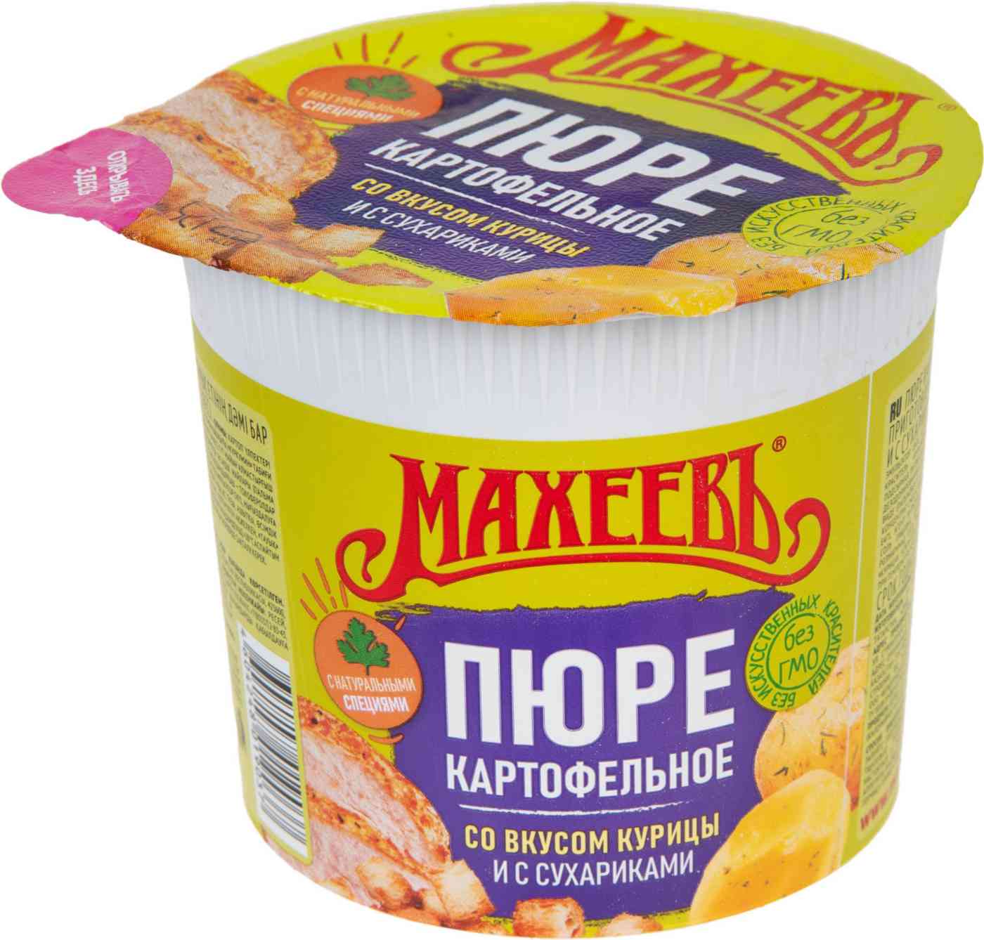 

Пюре картофельное Махеевъ курица-сухарики