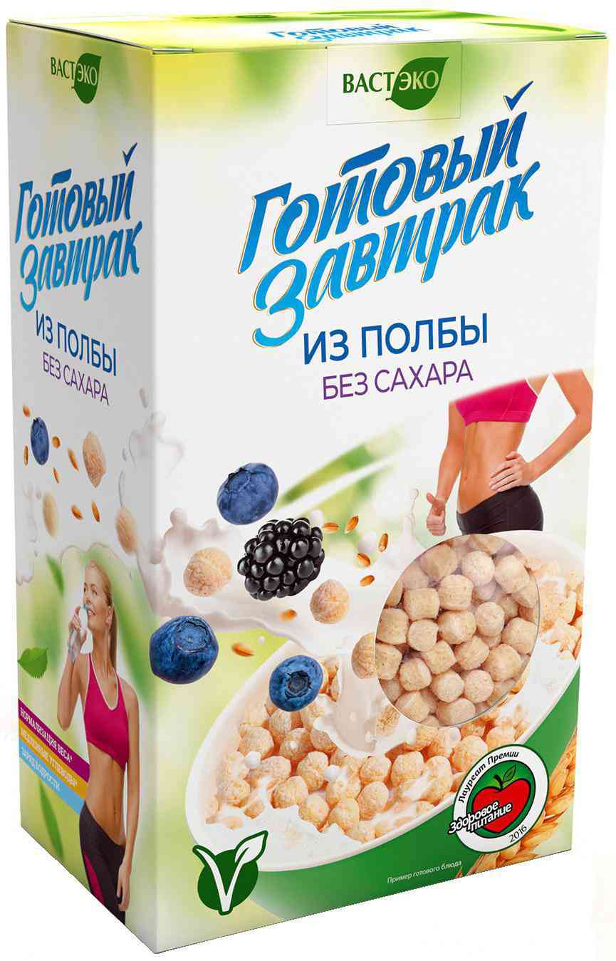 

Готовый завтрак из полбы Вастэко