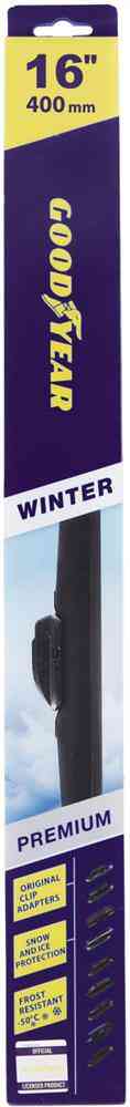 

Щётка стеклоочистителя бескаркасная зимняя Goodyear Winter Premium 16"