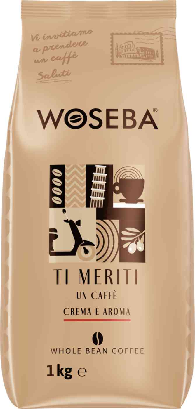 Кофе в зёрнах Woseba Crema E Aroma