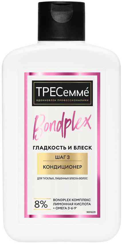 

Кондиционер для тусклых, лишенных блеска волос ТРЕСеммé Bondplex гладкость и блеск