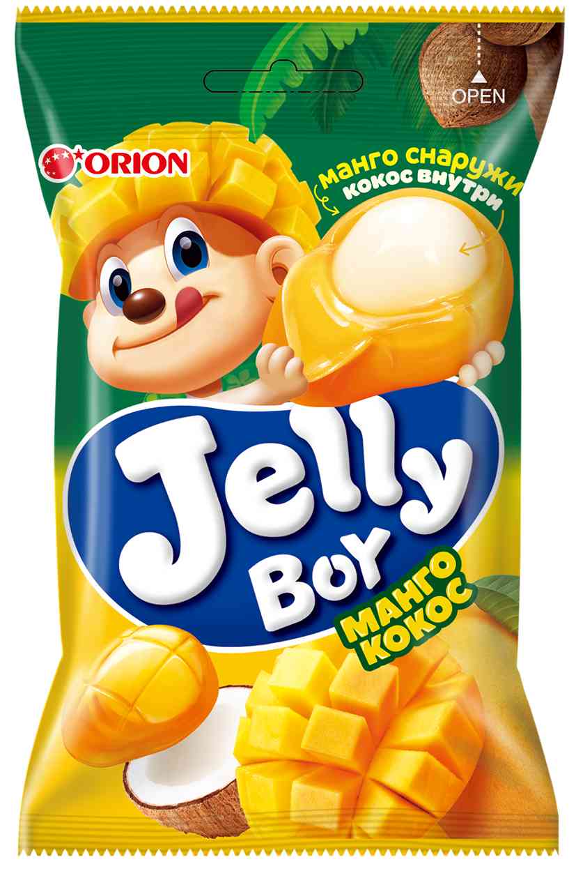 Мармелад жевательный Orion Jelly Boy со вкусом манго и кокоса