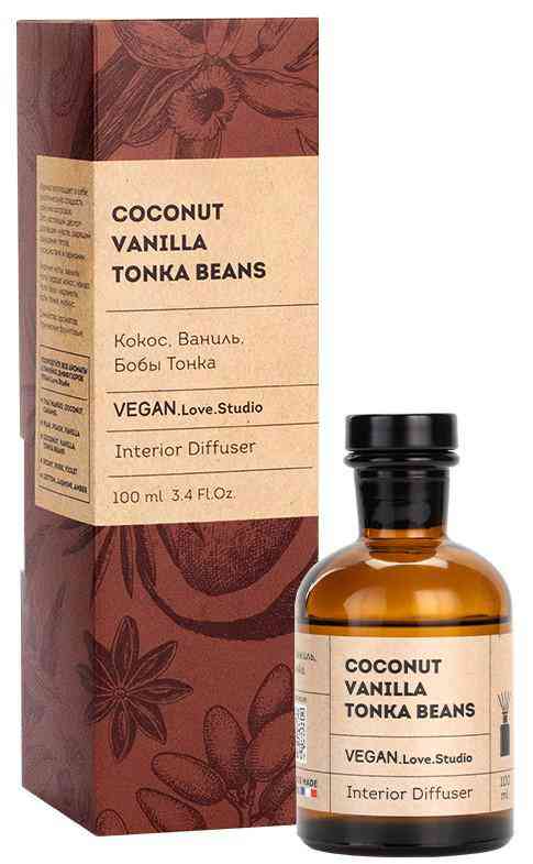 

Аромадиффузор Vegan.Love.Studio Кокос, ваниль, бобы тонка