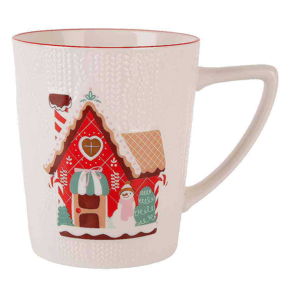 Кружка фарфоровая Magic of Christmas цвет белыйкрасный 468₽