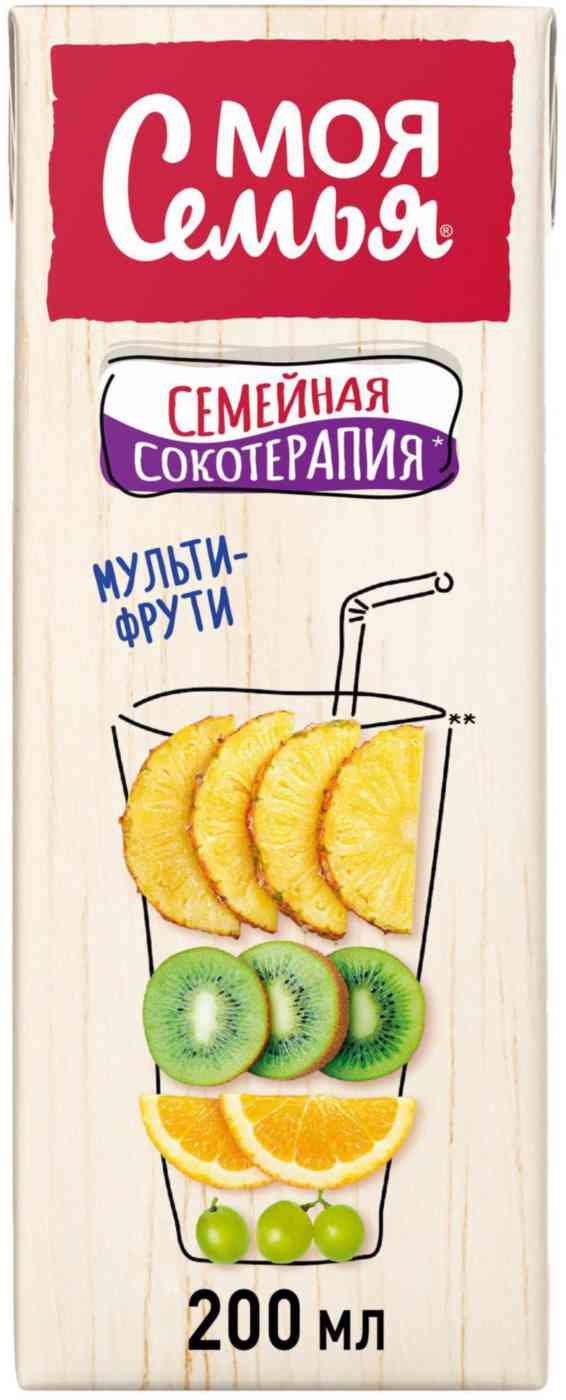 

Напиток сокосодержащий Моя Семья