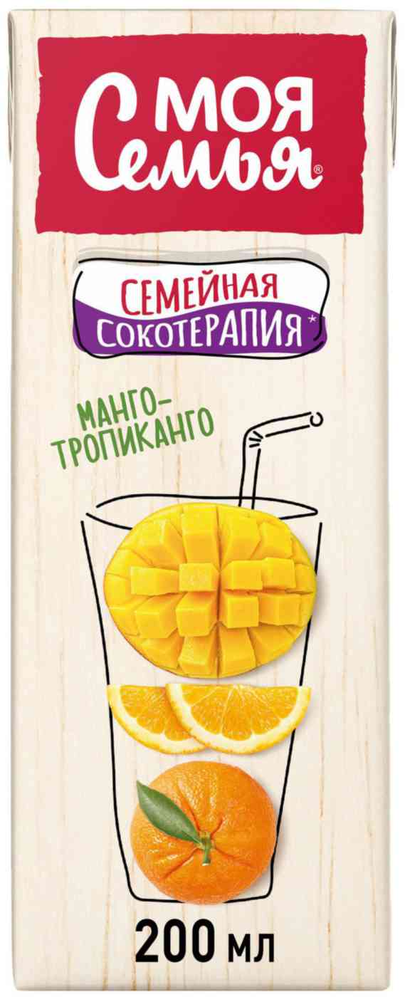 

Напиток сокосодержащий Моя Семья