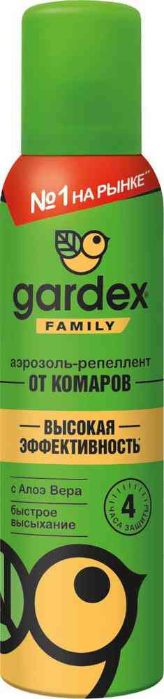 

Аэрозоль-репеллент от комаров Gardex