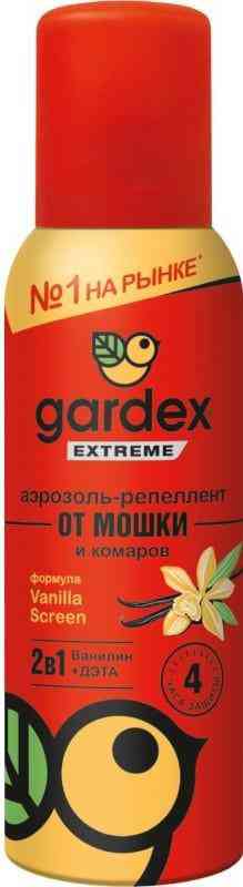 

Аэрозоль от мошек и комаров 2 в 1 Gardex