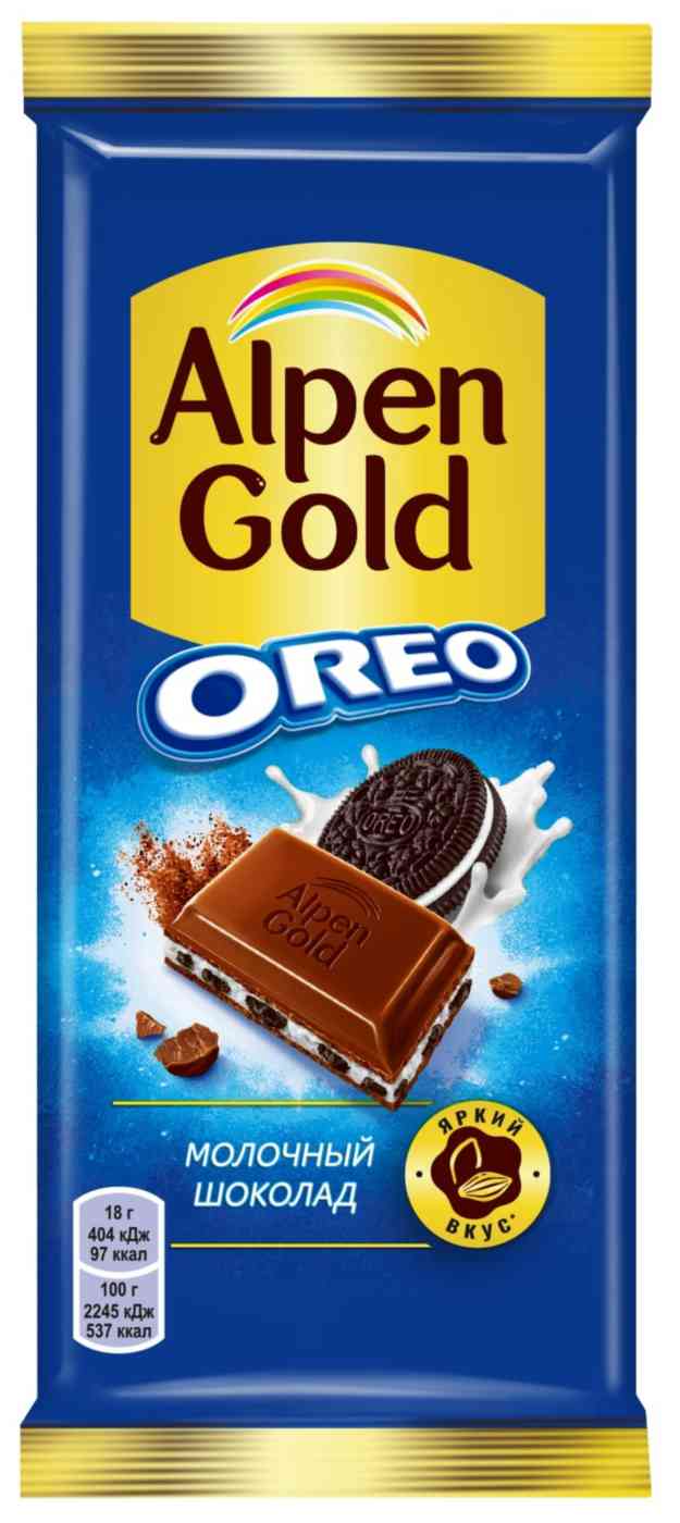 

Шоколад молочный Alpen Gold