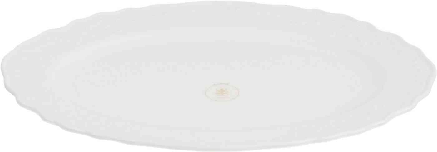 

Блюдо фарфоровое Жасмин, цвет белый