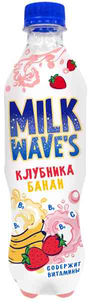 Напиток Milk wave's со вкусом клубники и банана