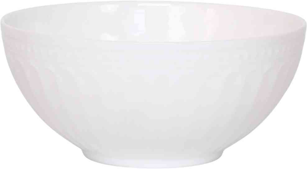 

Салатник стеклокерамический Рома, цвет белый